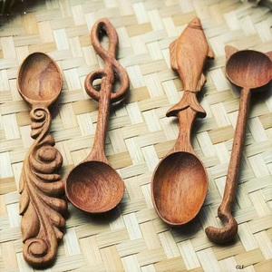 Accesorios de cocina vintage de madera para cocinar y hornear, utensilios de cocina naturales al mejor precio. - Product Image 1