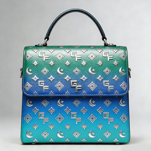 Bolso de Mano de Cuero Genuino de Alta Calidad con Logotipo Personalizado, Bolso de Diseñador de Marca para Mujer - Product Image 1