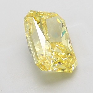 Diamant Jaune Vif Fantaisie Taille Radiant 4,01 carats, Pureté VS2, Taille Excellente, Certifié, pour Bijoux de Luxe - Product Image 2