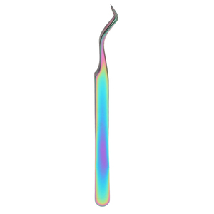 Multi Color Eyelash Tweezers, Beauty Makeup Tools Stainless Steel Product Making Volume Eyelash Extension Tweezers - Product Image 1