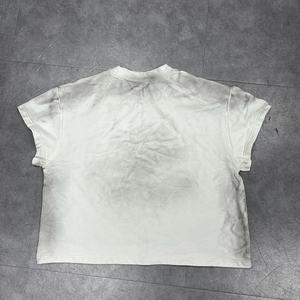 2026 Wholesale High Quality Custom Dtg Print O Neck Gemstones <b>Tshirts</b> for Men Dirty Washed Distressed Design Men's <b>Tshirts</b> - Product Image 6
