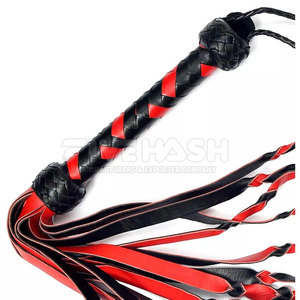 Leather <b>Flogger</b> Soft Leather Strips Strong Grip Handle Flexible Design For Smooth Use Leather <b>Flogger</b> Everyday Use - Product Image 2