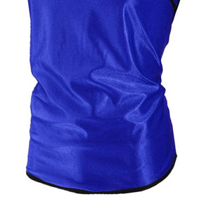 Blue Sleeveless Mesh Sports Vest Round Neck Breathable Unisex Adult <b>Training</b> <b>Bib</b> All Seasons Regular Fit - Product Image 5