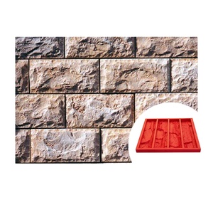 Exceptional Quality Hot Selling New Design Polyurethane <b>Silicone</b> <b>Rubber</b> Veneer Stone Mold for Wall Decoration - Product Image 1