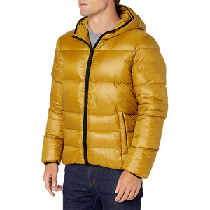 Nouvelle veste matelassée légère à capuche pour homme, imperméable, décontractée, pour l'hiver, avec logo personnalisé et services OEM ODM - Product Image 1