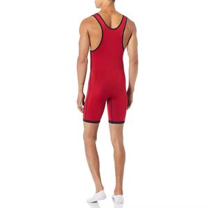 Logo personnalisé de haute qualité pour hommes Séchage rapide Nylon Spandex Gymnastique Singlet Stretch Caractéristique pour la lutte et les arts martiaux - Product Image 1