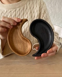 Portavelas de Madera Hecho a Mano de Lujo Yin Yang, Recipiente de Cera Artesanal para Decoración Rústica del Hogar y Bodas - Product Image 4