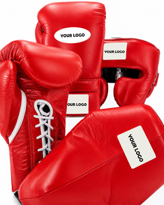 Guantes de Boxeo MMA de Cuero Vacuno Hechos a Medida, Protector de Cabeza y Protector Inguinal, Conjunto Transpirable, Duradero y Protector para Todas las Estaciones - Product Image 5