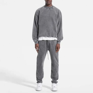 Sudadera Extra Grande de Forro Polar para Hombre, Cuello Redondo Extra Relajado, Interior Cálido y Suave, Ropa Casual de Invierno para la Calle - Product Image 5