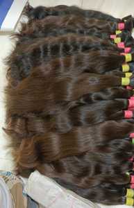 Meilleur fournisseur indien Extension de cheveux Remy indienne droite de couleur noire - Product Image 3