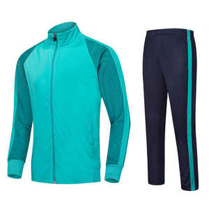Ensemble de survêtement gris foncé pour homme avec veste zippée et pantalon, style sportif pour l'automne, avec poches latérales et col montant - Product Image 4