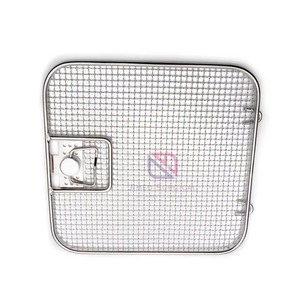 Medical Stainless Steel Wire <b>Mesh</b> <b>Basket</b> Lid OEM Custom Manual Reusable for Sterilization & Surgery Tools - Product Image 5