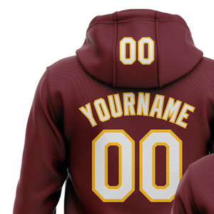เสื้อฮู้ดทีมกีฬาแบบซับลิเมชั่น OEM ปรับแต่งชื่อสโมสรได้ พิมพ์ลายทั่วตัว ผ้าโพลีเอสเตอร์ฟลีซ เสื้อฮู้ดสำหรับฝึกซ้อม ผู้ผลิต - Product Image 3
