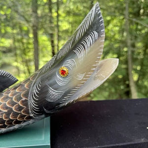 ของตกแต่งรูปปลาไม้สุดหรูสำหรับตกแต่งบ้านสไตล์โมเดิร์น ราคาขายส่ง - Product Image 1