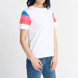 เสื้อโยคะออกกำลังกายสำหรับผู้หญิงขายดี เสื้อกีฬา เสื้อยืดออกกำลังกายสำหรับผู้หญิง สั่งทำโลโก้แบรนด์ของคุณเอง สไตล์โดดเด่น - Product Image 2