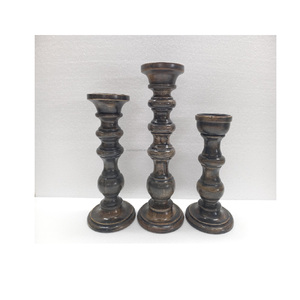 Porte-bougie de Noël en fer forgé artisanal, décoration de luxe unique pour la maison, centre de table pour salle à manger, salon et soirées romantiques - Product Image 3