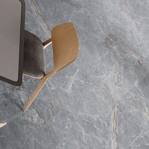 กระเบื้องบุผนังลายแกะสลักพอร์ซเลนกันน้ำขนาด 600x1200 มม. ผิวมันเงาหรูหราสำหรับตกแต่งภายในโครงการโรงแรมระดับพรีเมียม - Product Image 1