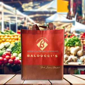 Sac de courses réutilisable en PP non tissé de taille moyenne, meilleur prix, impression par transfert thermique personnalisée, logo, motif, ECOBAG VINA, marque fabriquée - Product Image 2