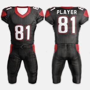 Uniforme de Fútbol Americano Sublimado de Alta Calidad, Diseño Personalizado, Color Personalizado para Adultos, Venta al Por Mayor OEM - Product Image 1