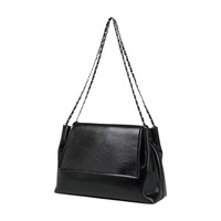 Sac de sport en cuir véritable AMERICAN TRENCH CLOTHING, couleur personnalisée, avec bandoulière chaîne, grande capacité, fermeture éclair