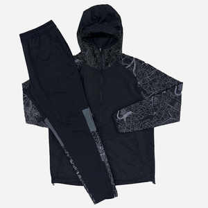 Conjunto Deportivo Cortavientos Estilo Utilitario para Hombre, Chaqueta con Bolsillos Funcionales y Pantalones Ajustados, Ropa Urbana Personalizada - Product Image 4