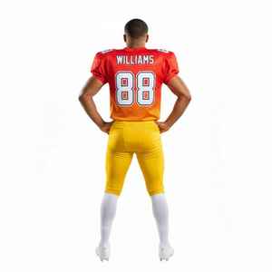 Uniforme de Fútbol Americano de Dos Piezas, Transpirable y Duradero, Camiseta y Pantalones Cortos Deportivos, Venta al Por Mayor, 2026 - Product Image 3