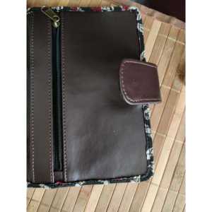 The Quince Life Black Floral Wallet and <b>Passport</b> Holder Convenient <b>Travel</b> <b>Bag</b> - Product Image 1