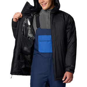 Professional Custom Men's Ski Suit Waterproof 10,000mm Breathable Hood Fully Taped Seams Windproof Zipper Plus Size - Product Image 6