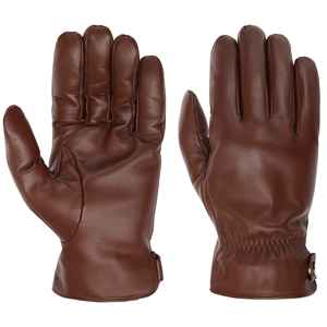 Gants en cuir d'agneau véritable pour hommes, doublure en soie, respirants, chauds, pour l'hiver, la conduite, la mode, compatibles avec les écrans tactiles - Product Image 6