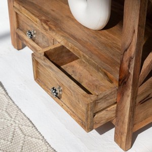 Vandana Merino Zentrix <b>Wood</b> <b>Bookcase</b> Modern <b>Solid</b> <b>Wood</b> Minimalist Storage Furniture Design - Product Image 4