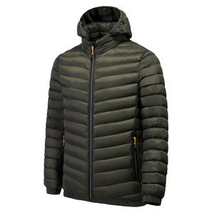 Nouvelle conception, veste matelassée pour homme, vente en gros, veste matelassée personnalisée, veste matelassée respirante avec capuche, veste matelassée blanche pour homme - Product Image 1