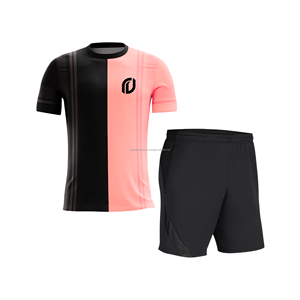 Conjuntos de Uniformes de Fútbol de Poliéster 100% Sublimados, Corte Automatizado, Secado Rápido, Elásticos, Ropa de Entrenamiento Personalizada - Product Image 3