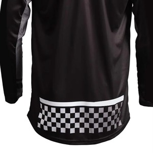 เสื้อเจอร์ซีย์โมโตครอสแบบใหม่ ทีมแข่งขัน แขนยาว โพลีเอสเตอร์ 100% ชุดแข่งรถมอเตอร์ไซค์แบบสั่งทำพิเศษ - Product Image 3