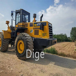 Chargeuse sur pneus Komatsu WA470-3 d'occasion, fabriquée au Japon, avec moteur et pompe hydraulique d'origine, pour travaux de construction intensifs, 4-6m - Product Image 3