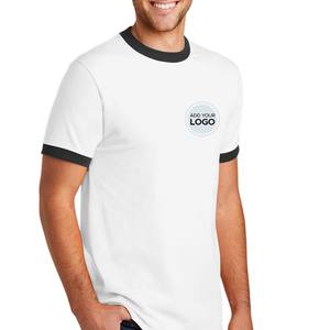 Camisetas Ringer de Algodón 100% de Alta Calidad con Bordado Personalizado Bella Canvas, Camisetas Ringer para Hombre, Camisetas Personalizadas al por Mayor - Product Image 1