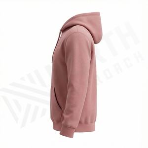 Oversized Streetwear <b>Hoodie</b> Men Soft Fleece Cotton Sweatshirt <b>Trendy</b> Fashion Autumn Custom Printed Embroidery Customized Color - Product Image 3