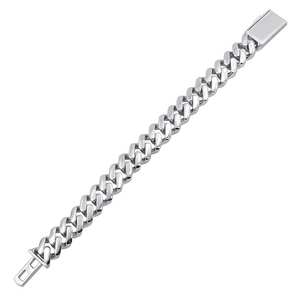 Pulsera de eslabones cubanos de moissanita helada con diamantes para hombre, joyería de diamantes de corte redondo, regalo de celebración para amigos - Product Image 6