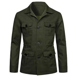 Chaqueta Cargo Urbana para Hombre con Logotipo Personalizado – Chaqueta Utilitaria de Alta Calidad con Múltiples Bolsillos para Hombres a la Moda - Product Image 1