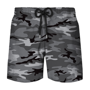 Shorts de bain d'été pour hommes en gros, imprimé 3D, séchage rapide, respirant, taille mi-haute, toile écologique imperméable, personnalisable - Product Image 1