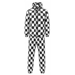 Ensemble coupe-vent à capuche pour homme, veste et pantalon en polyester imprimé, vêtements de sport personnalisés, entraînement, fitness, jogging, extérieur, léger - Product Image 1