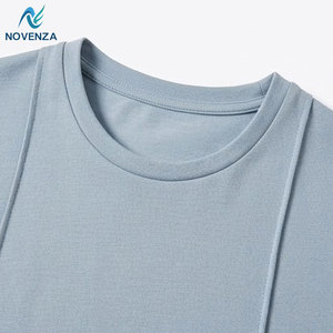 Ensemble t-shirt et short décontracté moderne pour homme, tissu doux au toucher, conçu pour le confort estival, les voyages et la maison - Product Image 4