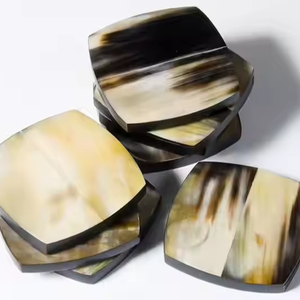 Handmade Buffalo Horn <b>Coaster</b> Modern Design Rustic Round Collection Beautiful Durable <b>Drink</b> Horn <b>Coasters</b> - Product Image 1