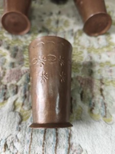 Verre à eau en cuivre couleur terre, finition lisse, verre en cuivre couleur naturelle, verre en cuivre personnalisé, verre en cuivre fabriqué en usine - Product Image 6