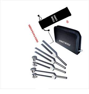 Ensemble de diapasons de précision 128C, 256C, 512C, 1024C en alliage d'aluminium pour la musicothérapie et la guérison - Product Image 2