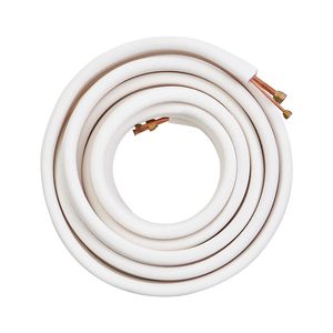 Mini linea di Modulare da 50 piedi per apparecchiature HVAC 1/4 \ "1/2" o. D tubi in rame con isolamento a triplo strato di parti di aria per il riscaldamento del refrigerante - Product Image 1
