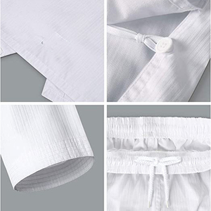 Uniforme de Taekwondo Professionnel Respirant Anti-rétrécissement Durable de Haute Qualité en Polyester/Coton avec Logo Personnalisé et Design Personnalisé Dobok - Product Image 4