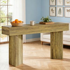 Consolle Lunga Moderna di Lusso in Legno Massello con Piano in Acciaio Inossidabile a Specchio per Soggiorno, Ingresso, Decorazione per Hotel e Agriturismi - Product Image 1