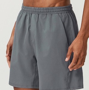 กางเกงขาสั้นกีฬาผู้ชายสำหรับฤดูร้อน เหมาะสำหรับออกกำลังกาย เทนนิส วิ่ง แห้งเร็ว ฟิตเนส ผ้าแคนวาสคอตตอน 100% ยืดได้สี่ทิศทาง สวมใส่สบาย - Product Image 3