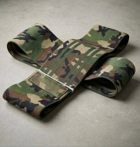 Brazalete de Soporte para Gimnasio con Diseño de Camuflaje, Antideslizante, con Cierre de Velcro, para Entrenamiento de Fuerza - Product Image 1