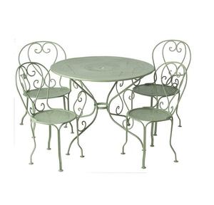 Juego de Muebles de Exterior de Hierro Vintage de Lujo para Jardín, Patio o Césped con Artesanía Metálica Decorativa Artística - Product Image 5